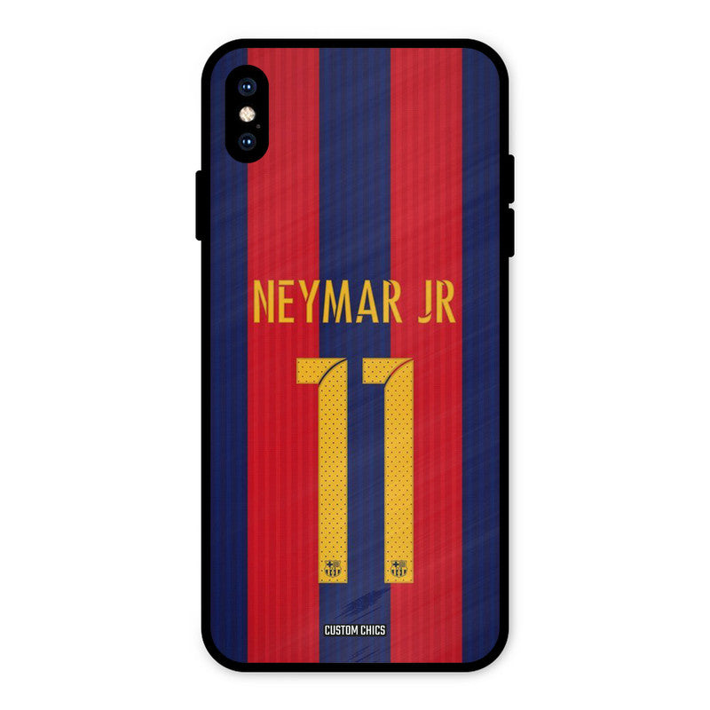 Neymar Jersey iPhone XS Max Mobile Back Cover - Sports PrintShield Case