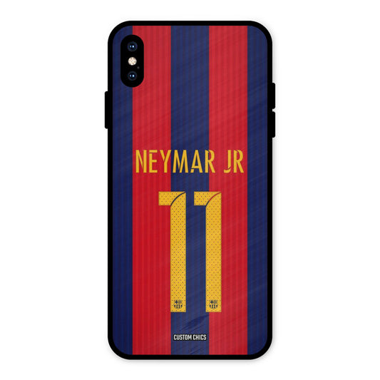 Neymar Jersey iPhone XS Max Mobile Back Cover - Sports PrintShield Case