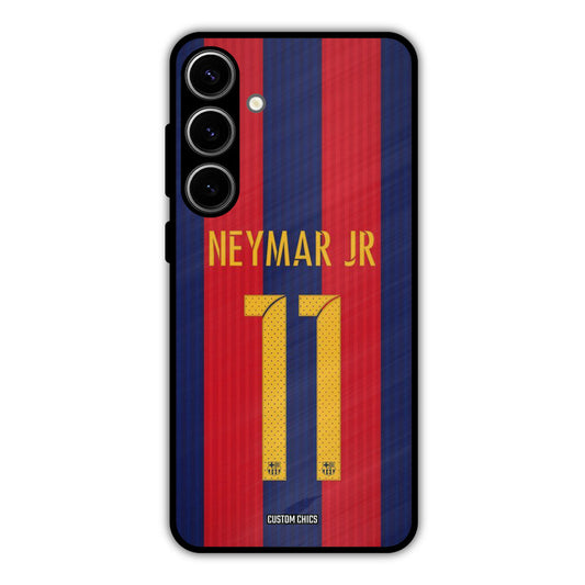 Neymar Jersey Samsung Galaxy S24 Plus Mobile Back Cover - Sports PrintShield Case