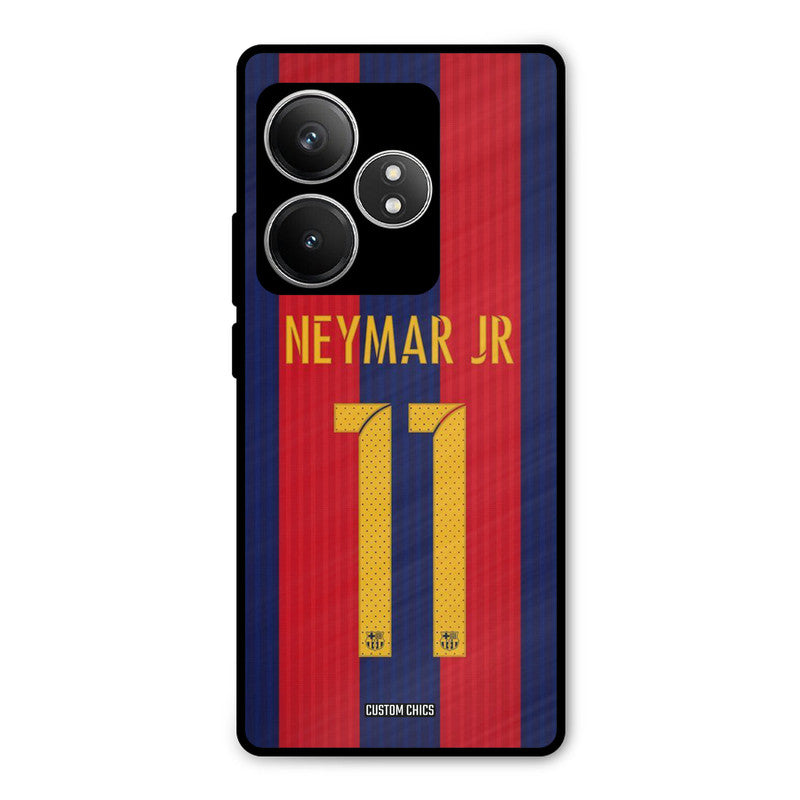 Neymar Jersey Realme GT 6T Mobile Back Cover - Sports PrintShield Case