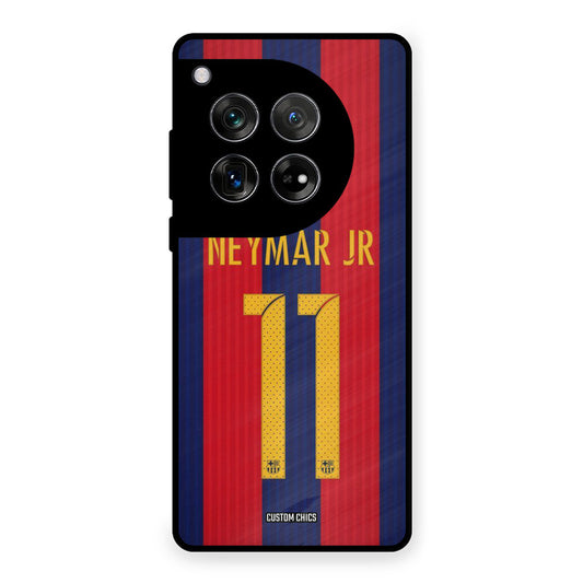 Neymar Jersey OnePlus 12 Mobile Back Cover - Sports PrintShield Case
