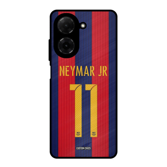 Neymar Jersey Poco C71 Mobile Back Cover - Sports PrintShield Case