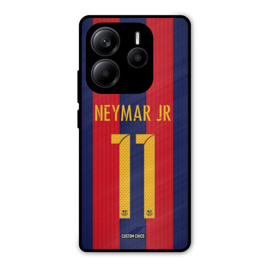 Neymar Jersey Redmi Note 14 Mobile Back Cover - Sports PrintShield Case
