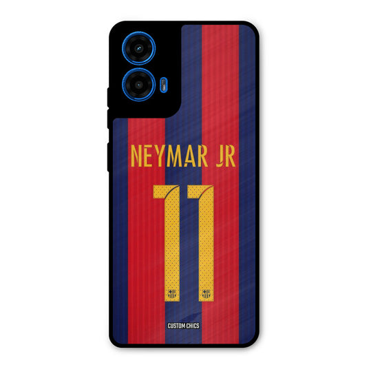 Neymar Jersey Moto G45 Mobile Back Cover - Sports PrintShield Case