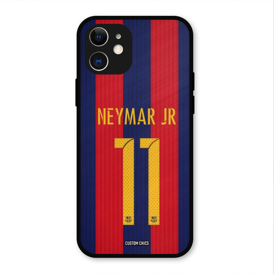 Neymar Jersey  iPhone 12 Mobile Back Cover - Sports PrintShield Case