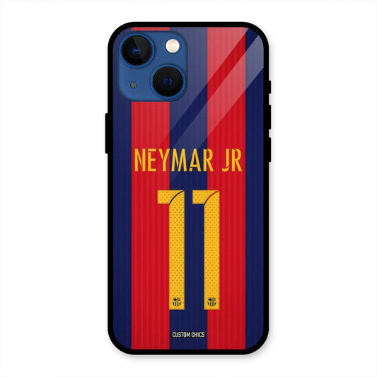 Neymar Jersey iPhone 13 Mini Mobile Back Cover - Sports PrintShield Case