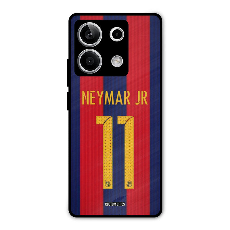 Neymar Jersey Redmi Note 13 5G Mobile Back Cover - Sports PrintShield Case