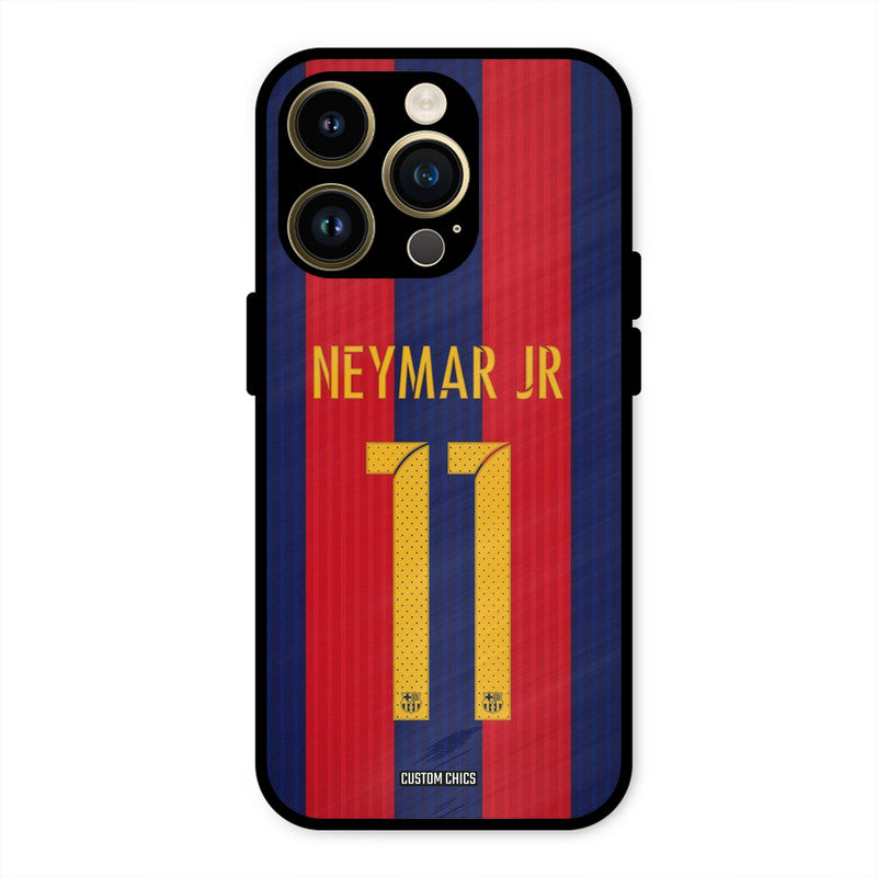 Neymar Jersey  iPhone 14 Pro Mobile Back Cover - Sports PrintShield Case