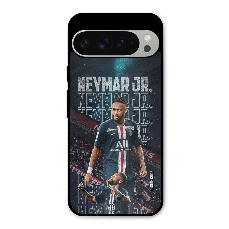 Neymar Portrait Google Pixel 9 Pro XL Mobile Back Cover - Sports PrintShield Case