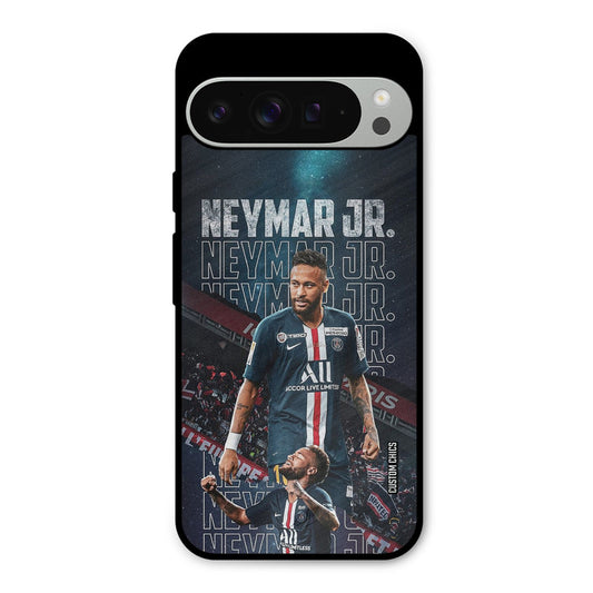 Neymar Portrait Google Pixel 9 Pro XL Mobile Back Cover - Sports PrintShield Case