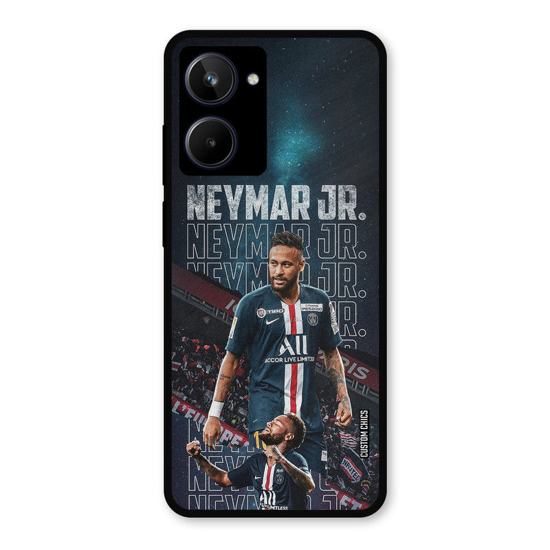 Neymar Junior Realme 10 Mobile Back Cover - Sports PrintShield Case