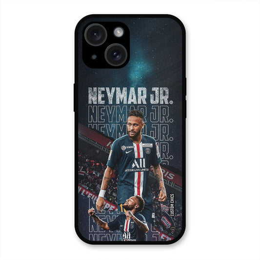 Neymar Junior  iPhone 15 Plus Mobile Back Cover - Sports PrintShield Case