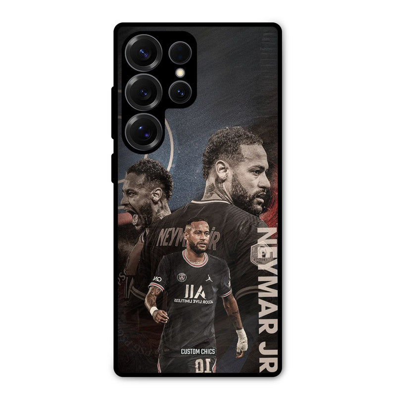 Neymar Portrait Samsung Galaxy S25 Ultra Mobile Back Cover - Sports PrintShield Case