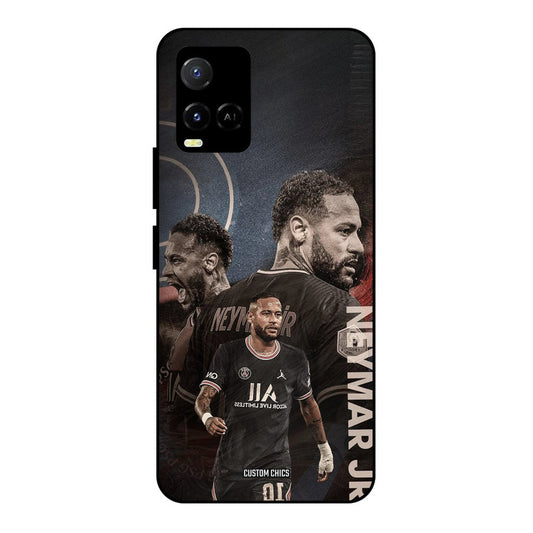 Neymar Portrait Vivo Y33s Mobile Back Cover - Sports PrintShield Case