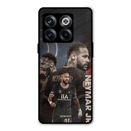 Neymar Portrait Oneplus 10T Mobile Back Cover - Sports PrintShield Case