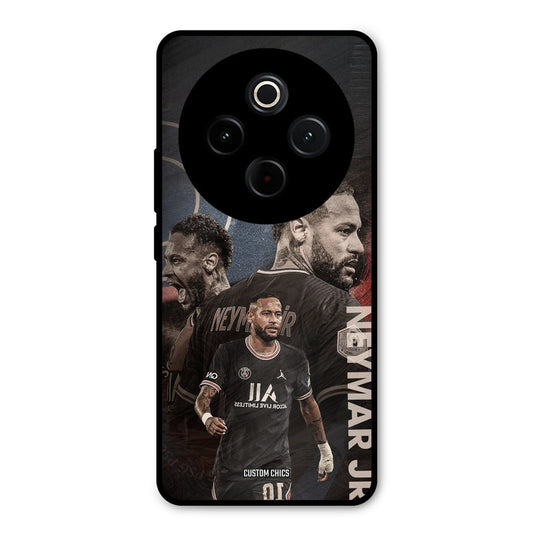 Neymar Portrait iQoo Z10 Mobile Back Cover - Sports PrintShield Case