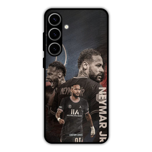 Neymar Portrait Samsung Galaxy S24 Plus Mobile Back Cover - Sports PrintShield Case