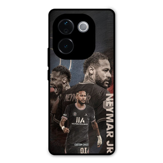 Neymar Portrait iQOO Z9s Pro Mobile Back Cover - Sports PrintShield Case
