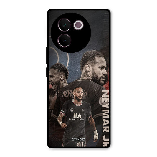 Neymar Portrait Vivo V30e Mobile Back Cover - Sports PrintShield Case