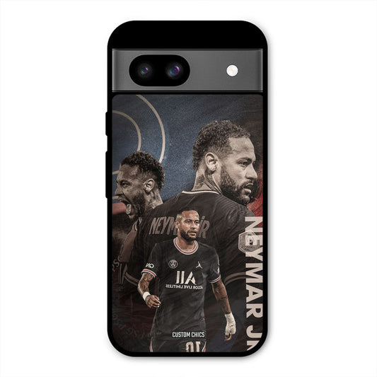 Neymar Portrait Google Pixel 8a Mobile Back Cover - Sports PrintShield Case