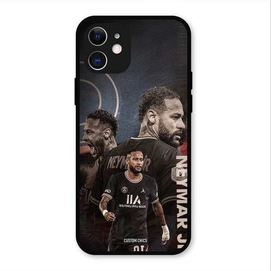 Neymar Portrait  iPhone 12 Mobile Back Cover - Sports PrintShield Case
