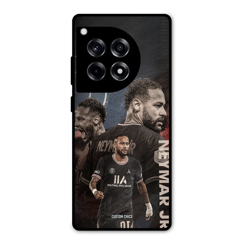 Neymar Portrait OnePlus 12R Mobile Back Cover - Sports PrintShield Case