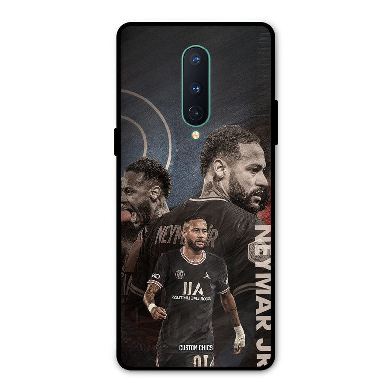 Neymar Portrait Oneplus 8 Mobile Back Cover - Sports PrintShield Case