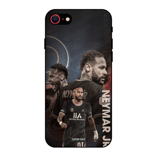 Neymar Portrait iPhone SE 2020 Mobile Back Cover - Sports PrintShield Case