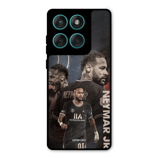 Neymar Portrait Motorola Edge 60 Mobile Back Cover - Sports PrintShield Case