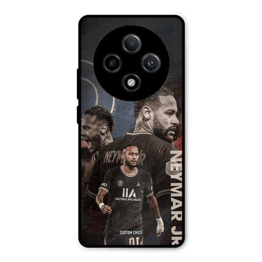 Neymar Portrait Oppo F27 Pro Plus 5G Mobile Back Cover - Sports PrintShield Case
