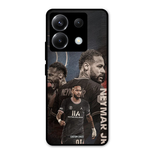 Neymar Portrait Poco X6 Mobile Back Cover - Sports PrintShield Case