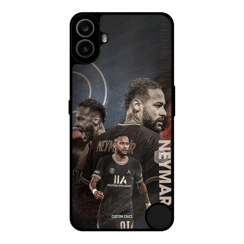 Neymar Portrait Nothing CMF Phone 1 Mobile Back Cover - Sports PrintShield Case
