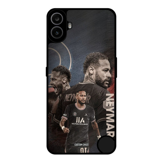 Neymar Portrait Nothing CMF Phone 1 Mobile Back Cover - Sports PrintShield Case