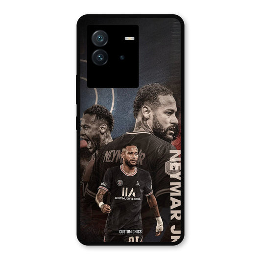 Neymar Portrait iQoo Neo 6 Mobile Back Cover - Sports PrintShield Case