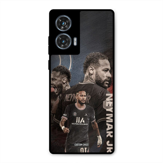 Neymar Portrait Moto G96 Mobile Back Cover - Sports PrintShield Case