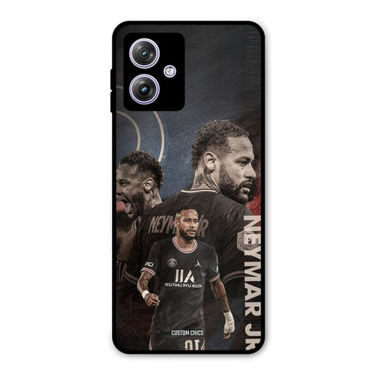 Neymar Portrait Moto G54 Mobile Back Cover - Sports PrintShield Case