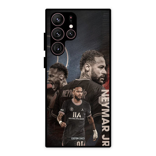 Neymar Portrait Samsung Galaxy S22 Ultra Mobile Back Cover - Sports PrintShield Case