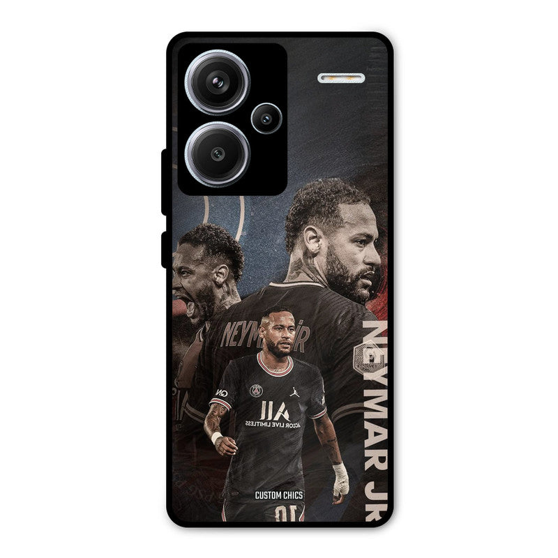 Neymar Portrait Redmi Note 13 Pro Plus Mobile Back Cover - Sports PrintShield Case