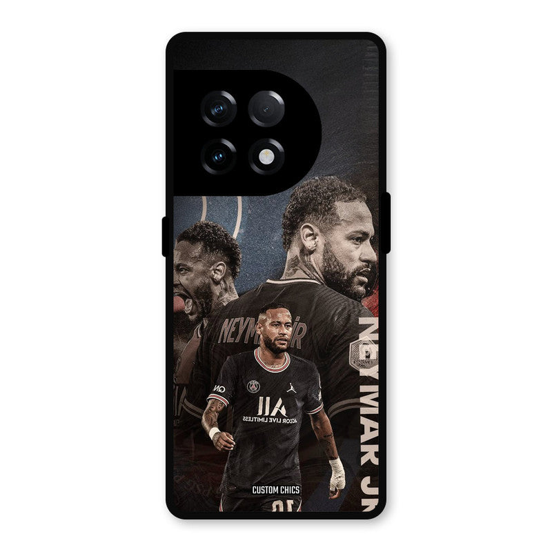 Neymar Portrait OnePlus 11R Mobile Back Cover - Sports PrintShield Case