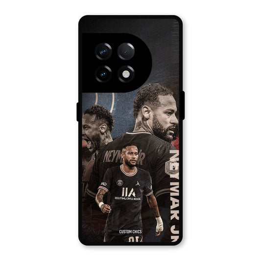 Neymar Portrait OnePlus 11R Mobile Back Cover - Sports PrintShield Case