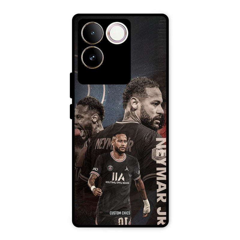 Neymar Portrait Vivo T2 Pro Mobile Back Cover - Sports PrintShield Case