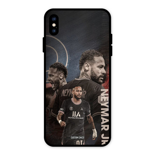 Neymar Portrait iPhone XS Max Mobile Back Cover - Sports PrintShield Case
