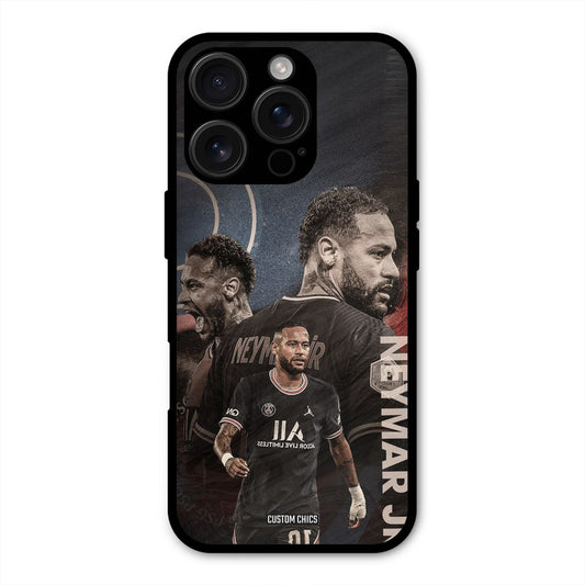 Neymar Portrait  iPhone 16 Pro Mobile Back Cover - Sports PrintShield Case