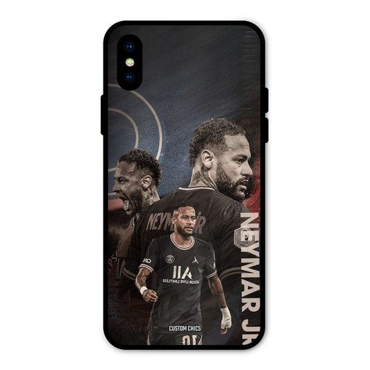 Neymar Portrait iPhone X Mobile Back Cover - Sports PrintShield Case