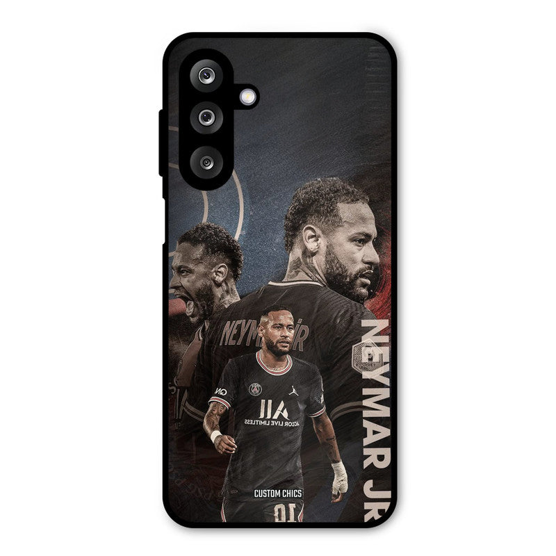 Neymar Portrait Samsung Galaxy M36 Mobile Back Cover - Sports PrintShield Case