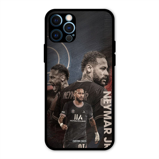 Neymar Portrait  iPhone 12 Pro Mobile Back Cover - Sports PrintShield Case