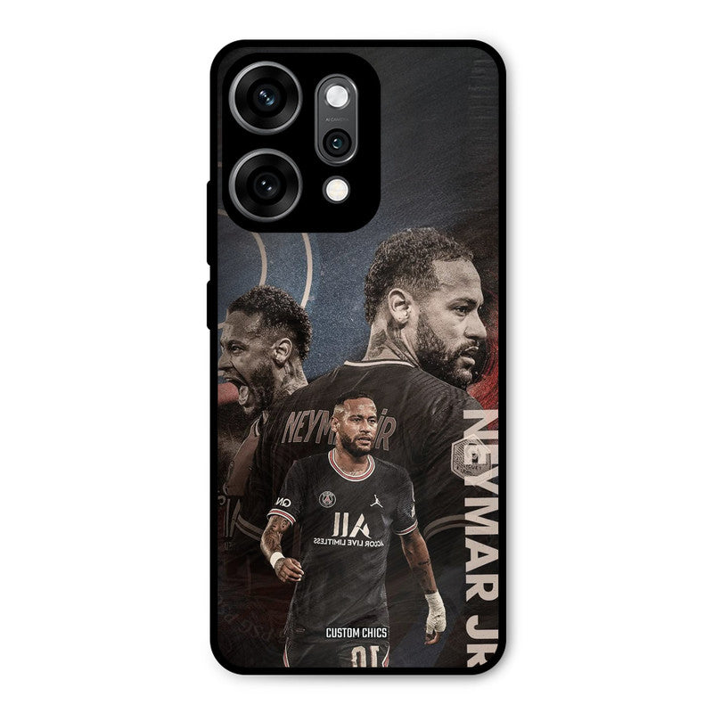 Neymar Portrait Oppo Reno 14 Pro Mobile Back Cover - Sports PrintShield Case