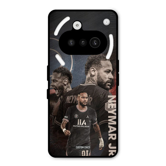 Neymar Portrait Nothing Phone 3A Mobile Back Cover - Sports PrintShield Case