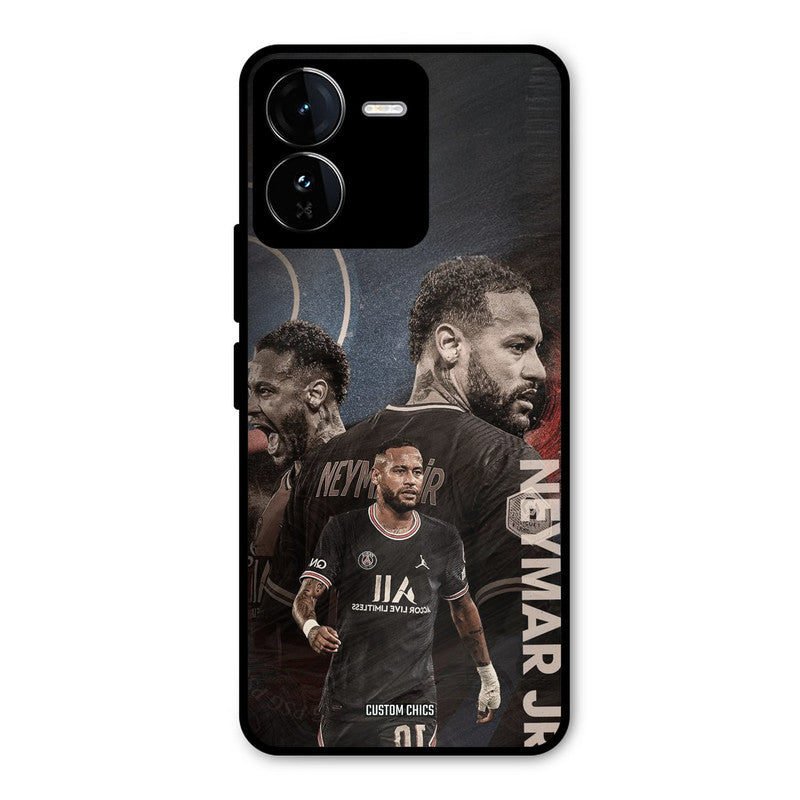 Neymar Portrait iQOO Z9 Mobile Back Cover - Sports PrintShield Case