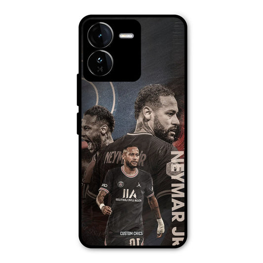 Neymar Portrait iQOO Z9 Mobile Back Cover - Sports PrintShield Case